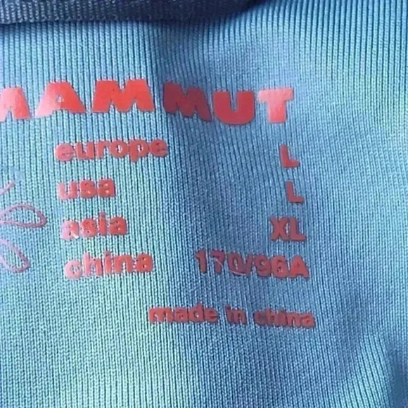 MAMMUT Womens Get Away Polartec Thermal Pro Pacific Melange Jacket Size XL - Picture 13 of 13